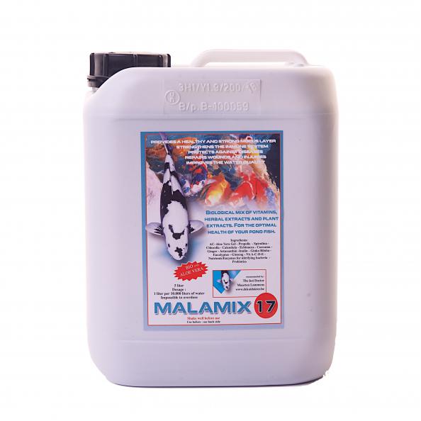 Malamix 17 - BIO vitaminen/kruiden/plantenmix voor optimale gezondheid van vijvervissen!